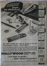 Publicité - HOLLYWOOD CHEWING