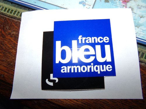 Autocollant radio france bleu - radio,