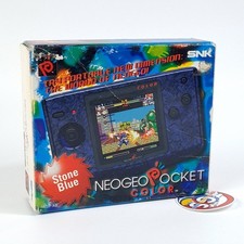 Console NeoGeo Pocket couleur bleu pierre (NGPC/Neo Geo) (avec boite/sans cache batterie)