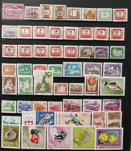 Lot timbres oblitérés - lot,