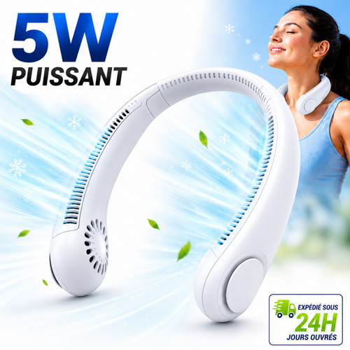 Ventilateur cou portable 5w - de,