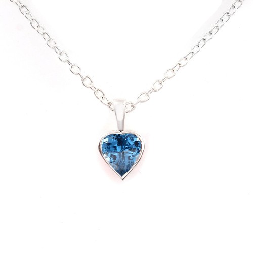 Pendentif aigue marine - pendentif, aigue-marine