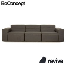 Sofa Canapé Dreisitzer En Tissu Gris BoConcept Smartville