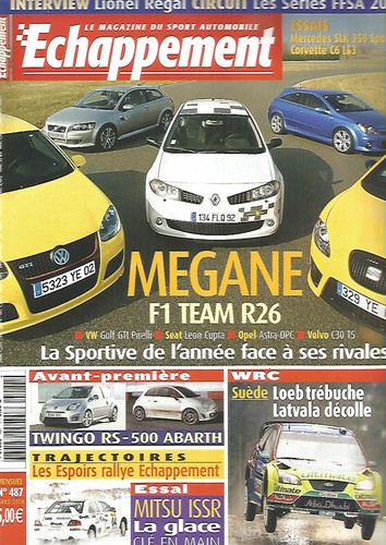 Echappement 487 megane - megane, f1
