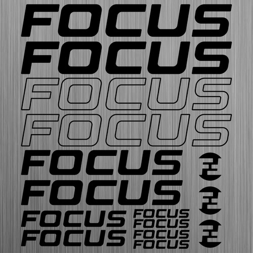 Focus autocollant sticker - focus,