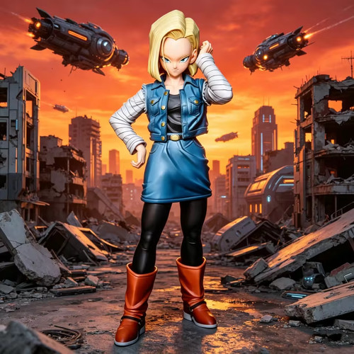 Figurine android 18 - android, c-18