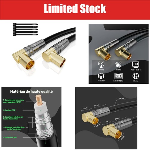 Câble antenne 5m - câble, 1.5m