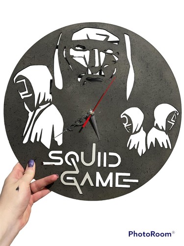 Squid game horloge découpé - squid,