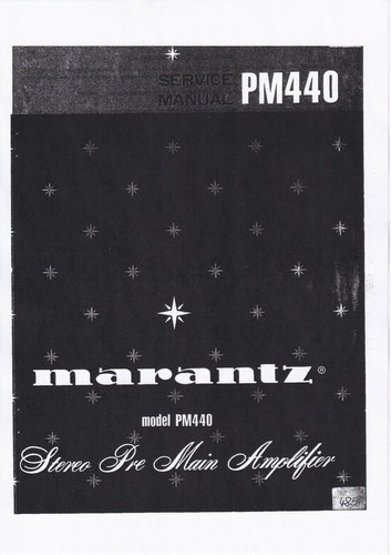 Manuel service pour marantz - de,