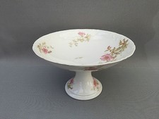 Ancienne coupe fruits pied douche porcelaine D et C déco vintage french antique