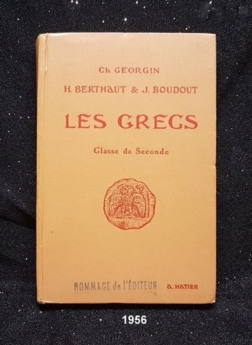 Manuel scolaire ancien 1956