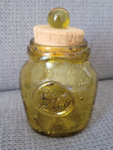 Ancien petit pot verre - pot, en