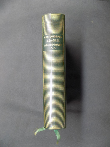 Chateaubriand mémoire - chateaubriand,