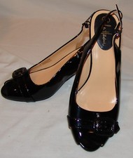 Cole Haan  Peep Toe Slingback