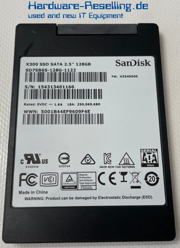 Sandisk x300 128gb ssd interne - sandisk,