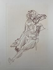 JACQUES VILLON GRAVURE EAU-FORTE ORIGINALE NU FÉMININ FEMME LAUS VENERIS 1947