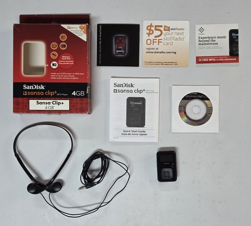 Sandisk sansa clip 4gb mp3 - sansa,