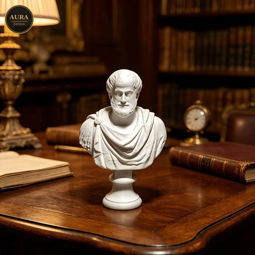 Buste aristote blanc - buste,
