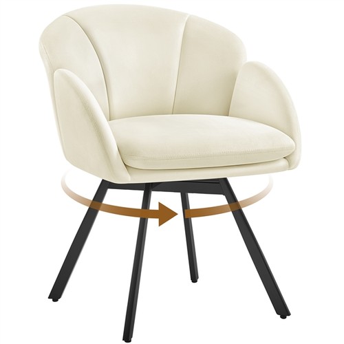Chaise salon design fleur - chaise,