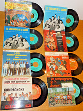 LOT 8 DISQUE 45 tours EP LES COMPAGNONS de LA CHANSON columbia ESRF polydor
