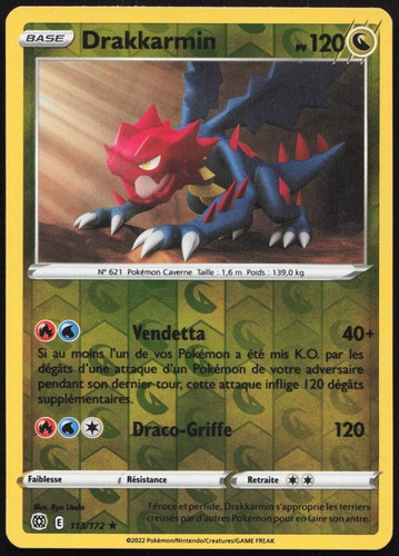 Carte pokémon drakkarmin - pokémon,