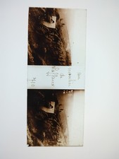 MOULIN DE LAFFAUX-ARTILLERIE-PLAQUE VERRE-VUE STEREO-GUERRE-14/18-STEREOSCOPIQUE