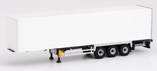 Semi-remorque fourgon 1/43 neutre, blanc - Eligor 117055