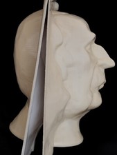 ancien moule a chocolat TETE CARICATURE FRANCOIS MITTERRAND chocolate vintage