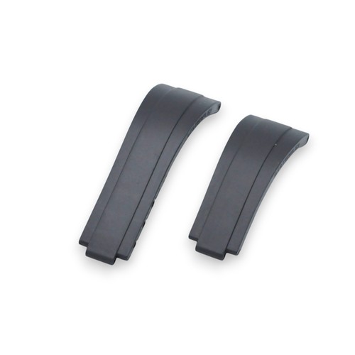 21mm black rubber strap - 21mm,