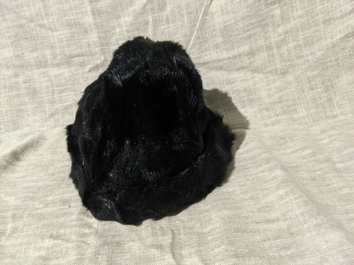 Vtg made england black faux - made, in