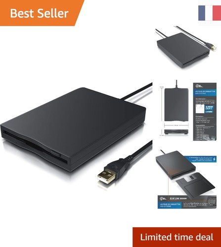 Lecteur portable disquettes - lecteur,