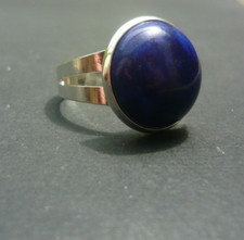 Bague Lapis lazuli en pierre