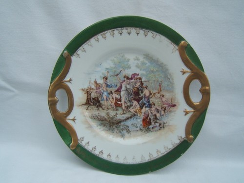 Ancien plat porcelaine - plat,
