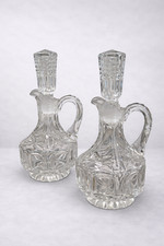 Paire de burettes anciennes en