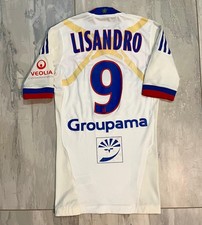 Olympique Lyon Home Shirt 2011-12 Player Issue #9 LISANDRO Techfit Adidas France