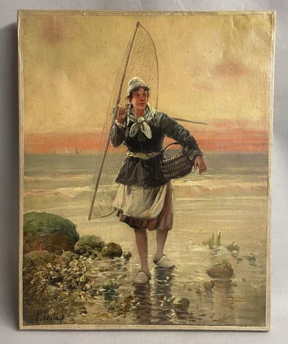 Pierre testu pêcheuse de - testu,,
