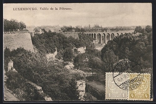 Cpa luxembourg vallée - luxembourg,, de
