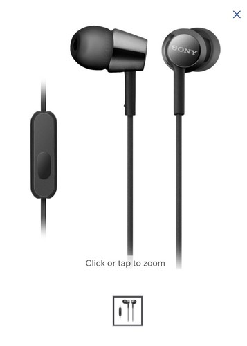 Sony mdr ex155ap ear - mdr-ex155ap, in-ear