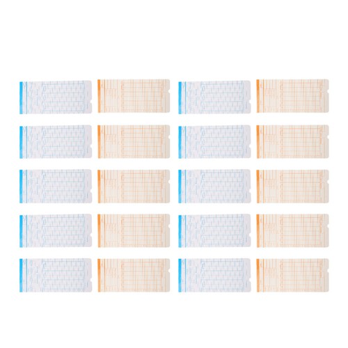 100 sheets pointeuse horaire - pointeuse,
