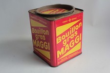 Boîte tôle lithographiée bouillon Maggi en cubes (65454)