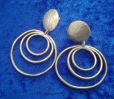 Bijou de créateur BOUCLES D'OREILLES clips TRIBU RIGAUX