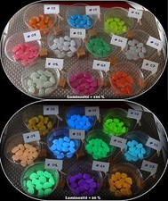 *** Cailloux Galets Pierres Phosphorescents Lumineux _ 25 pcs *** choix couleurs
