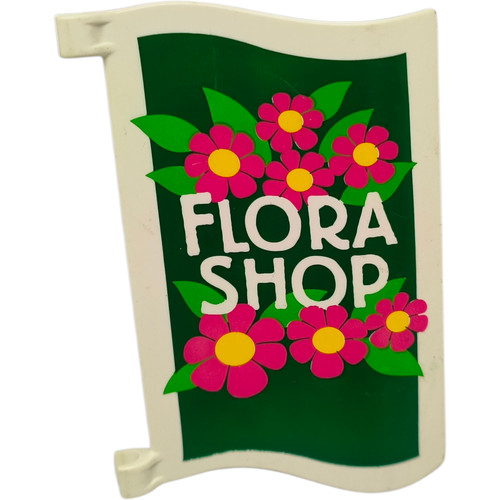 Sympa drapeau flora shop - drapeau,