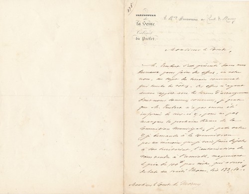 Baron haussmann préfet comte - baron,