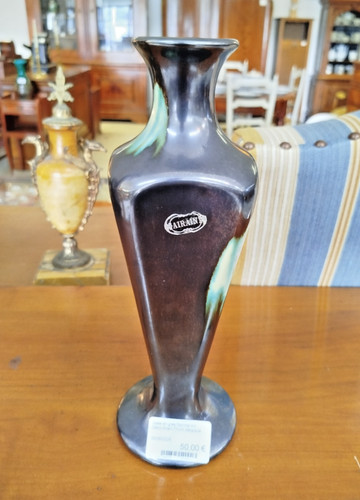 Vase grès flammé art - vase, en
