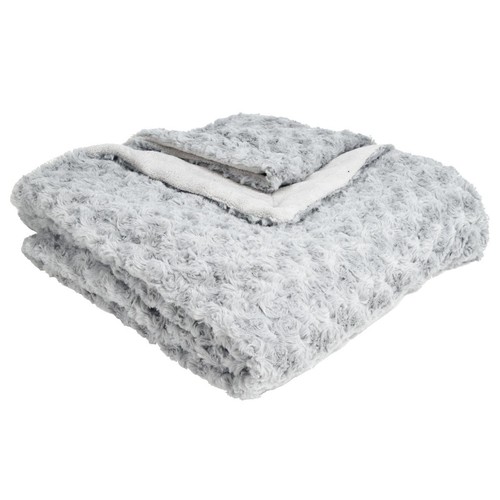 Plaid imitation fourrure - plaid,