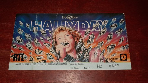 Billet concert johnny hallyday - concert,