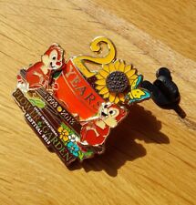 pin's disney Ship Et Dale Tic Et Tac 20 Ans Festival Fleur Et Jardin 2013 Epcot