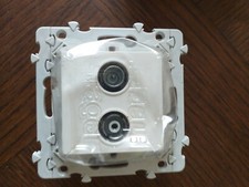 Hager WE253 Essensya - Prise TV FM Télévision ESSENSYA WE253