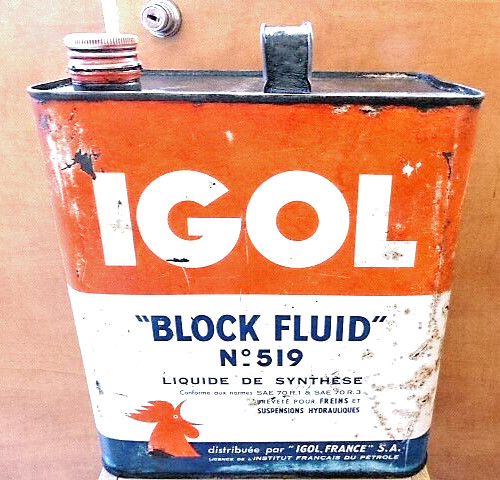 Ancien bidon huile litres - bidon, d'huile